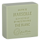 Savon de Marseille THE BLANC